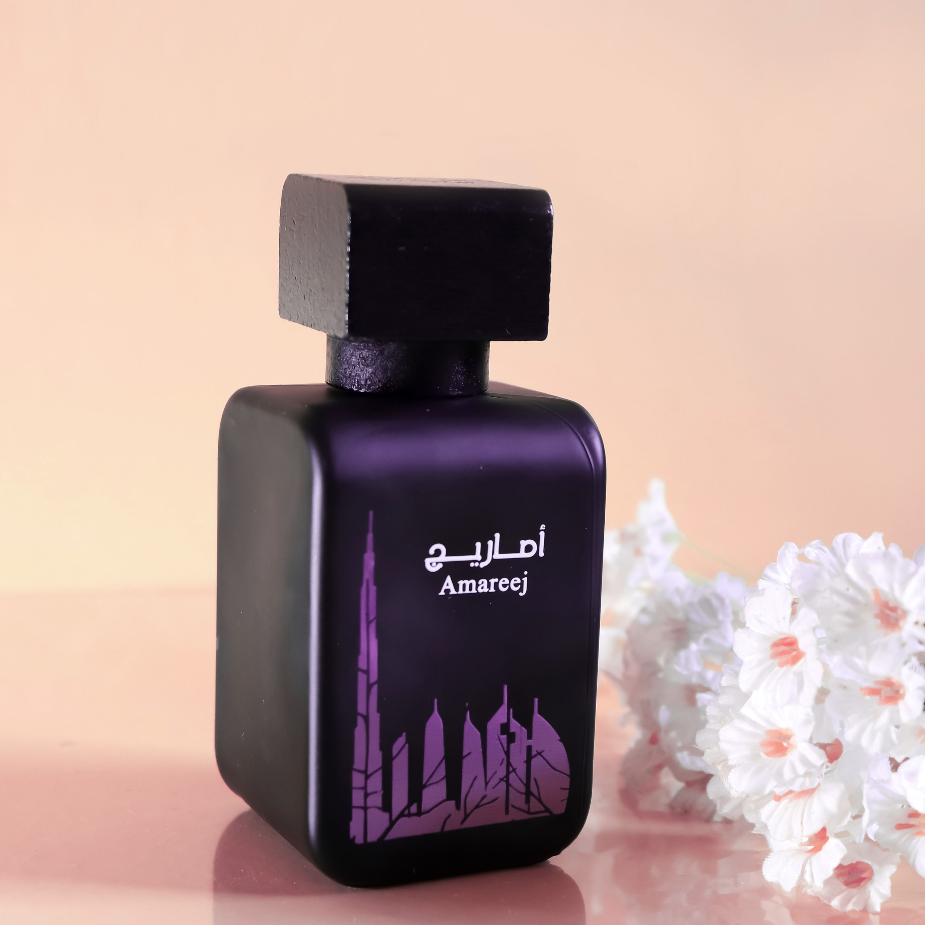Amareej Unisex Black Amber & Deer Musk Perfume - Long-Lasting Elegant Fragrance